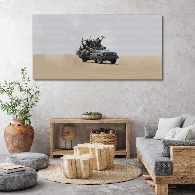 Banksy War Canvas print