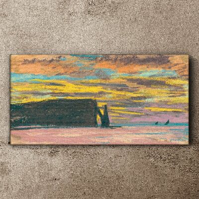 Sunset Claude Monet Canvas print