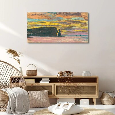 Sunset Claude Monet Canvas print