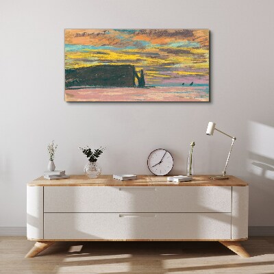 Sunset Claude Monet Canvas print