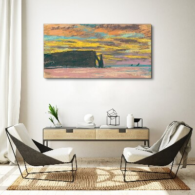 Sunset Claude Monet Canvas print