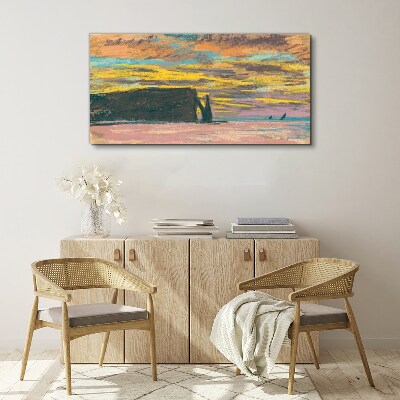 Sunset Claude Monet Canvas print