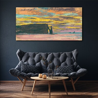 Sunset Claude Monet Canvas print