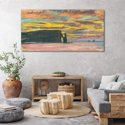 Sunset Claude Monet Canvas print