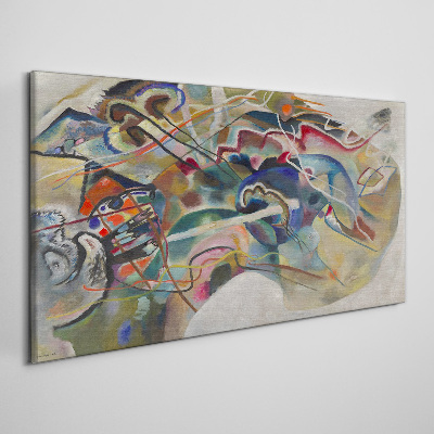 Abstraction Wassily Kandinsky Canvas print