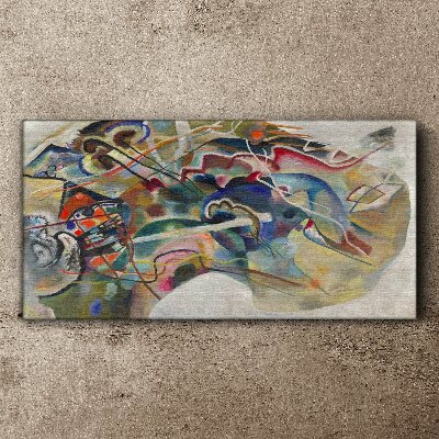 Abstraction vasily kandinsky Canvas print
