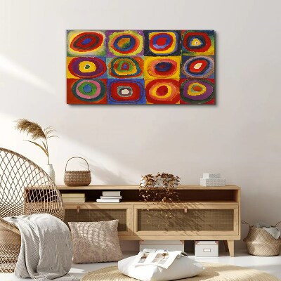 Kandinsky multicolored Canvas print