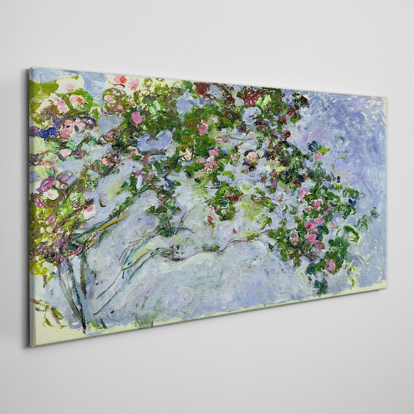 Les Roses Claude Monet Canvas print