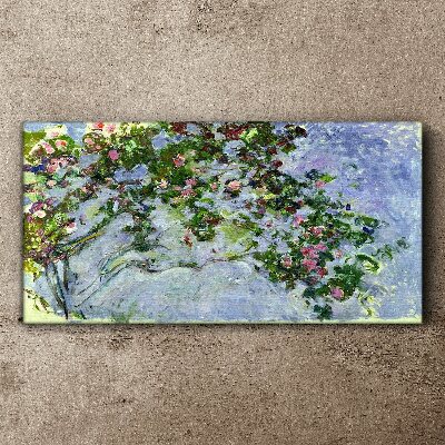 Les Roses Claude Monet Canvas print