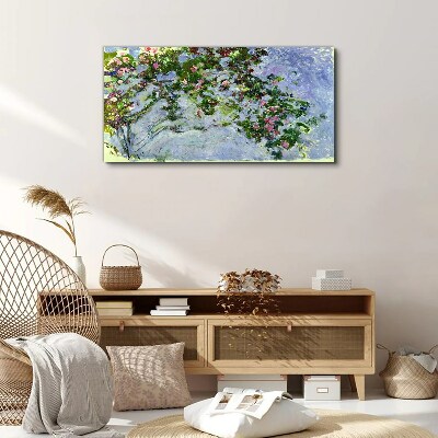 Les Roses Claude Monet Canvas print
