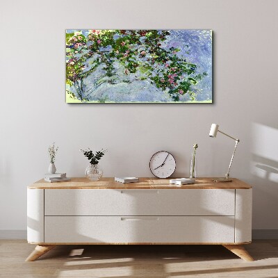 Les Roses Claude Monet Canvas print