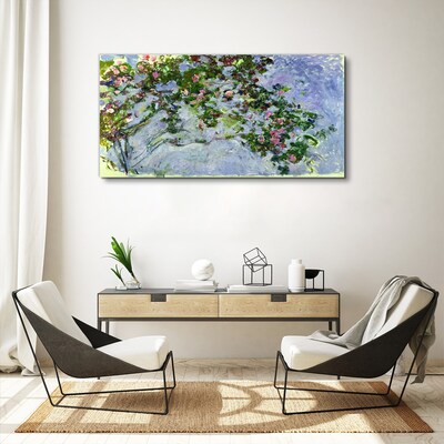 Les Roses Claude Monet Canvas print