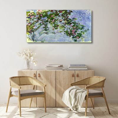 Les Roses Claude Monet Canvas print