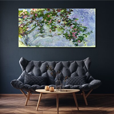 Les Roses Claude Monet Canvas print