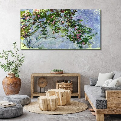 Les Roses Claude Monet Canvas print