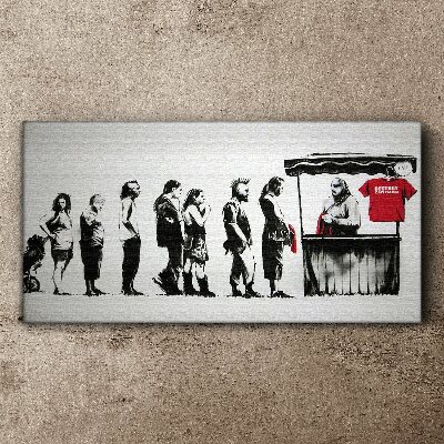 Banksy Festival Canvas print