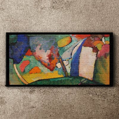 Waterfall abstraction kandinsky Canvas print