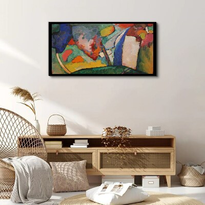 Waterfall abstraction kandinsky Canvas print