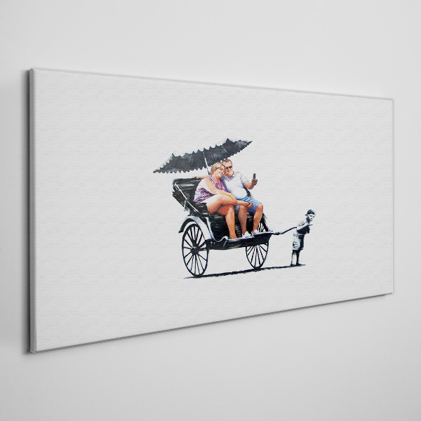 Time travel Canvas print