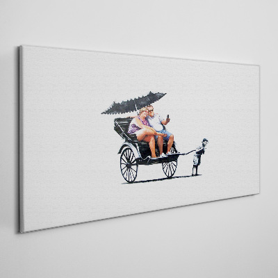 Time travel Canvas print