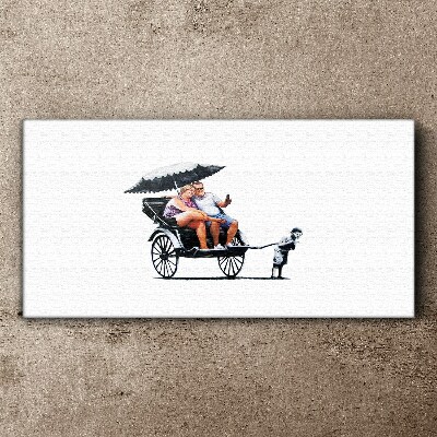 Time travel Canvas print