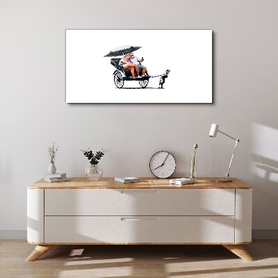 Time travel Canvas print