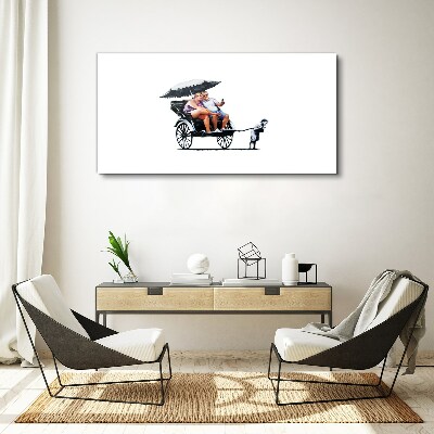 Time travel Canvas print