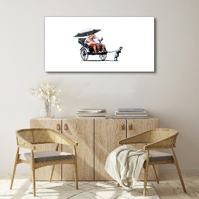 Time travel Canvas print