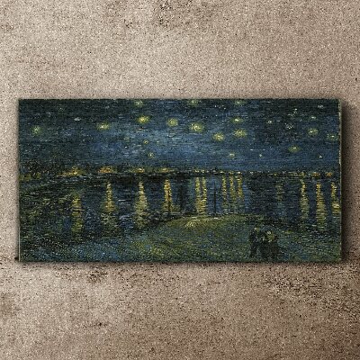 Stars over the Rhone Canvas print