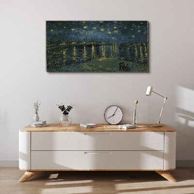 Stars over the Rhone Canvas print