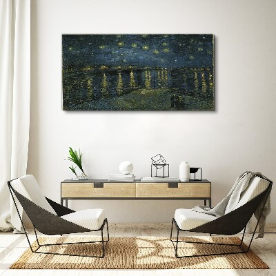 Stars over the Rhone Canvas print