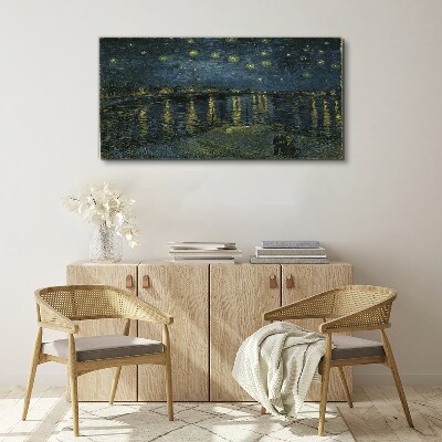 Stars over the Rhone Canvas print