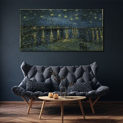 Stars over the Rhone Canvas print