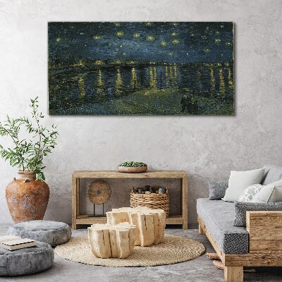 Stars over the Rhone Canvas print