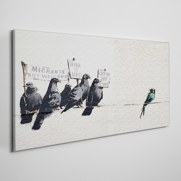 Birds and the message of migration Canvas print