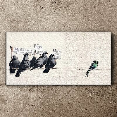 Birds and the message of migration Canvas print