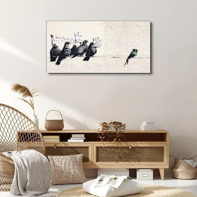 Birds and the message of migration Canvas print
