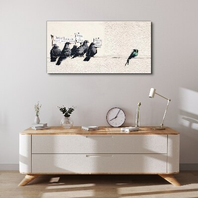 Birds and the message of migration Canvas print