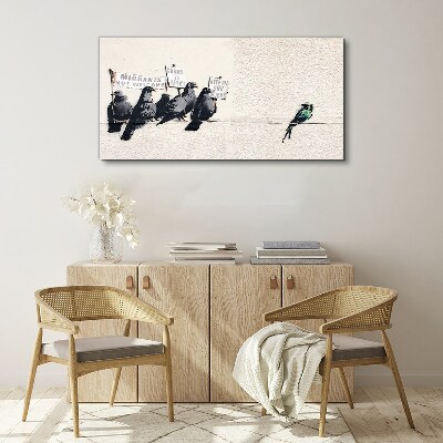Birds and the message of migration Canvas print