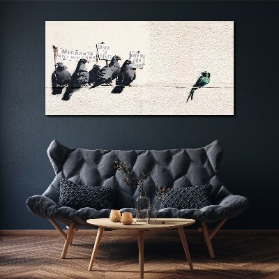 Birds and the message of migration Canvas print