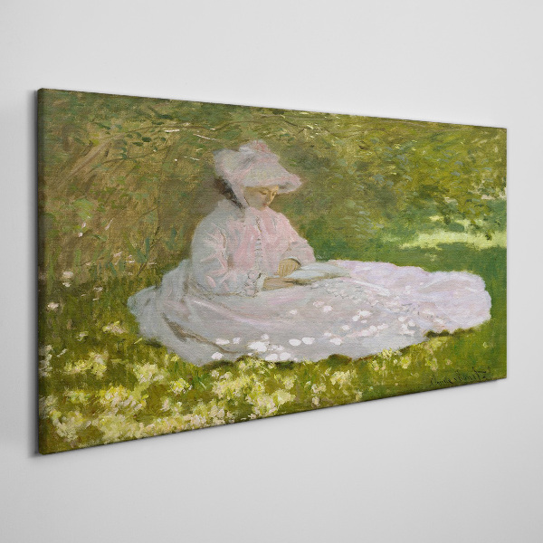 Peace in the garden Canvas print