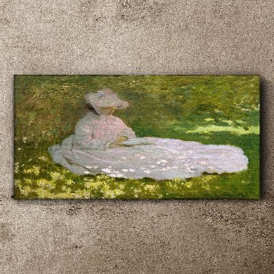 Peace in the garden Canvas print