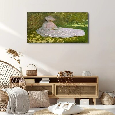 Peace in the garden Canvas print