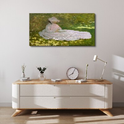 Peace in the garden Canvas print