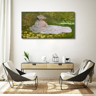 Peace in the garden Canvas print