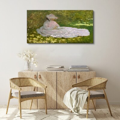 Peace in the garden Canvas print