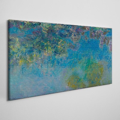 Monet wisteria Canvas print