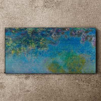 Monet wisteria Canvas print