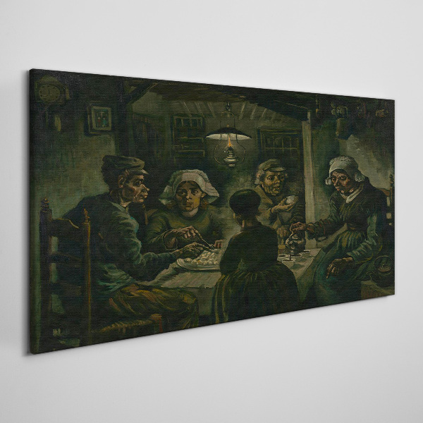 Supper in a Cloud of Shadow Canvas print