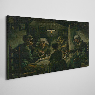 Supper in a Cloud of Shadow Canvas print
